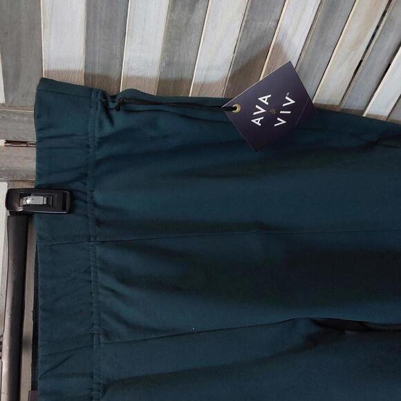 Mid Rise Skinny Ponte Pants | Ava & Viv | 3X (24W/26W) - Picture 4 of 8